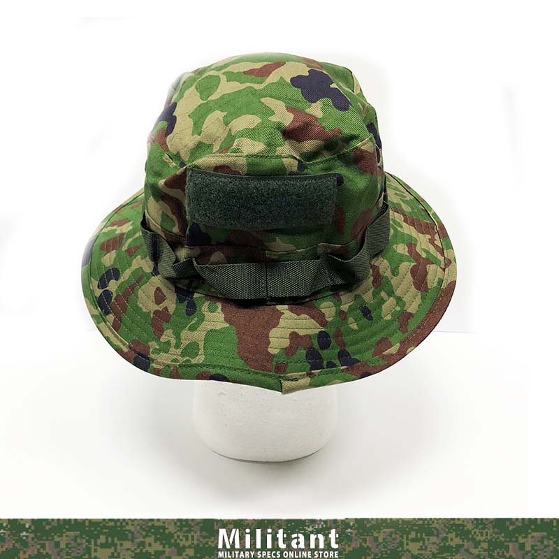 Militant 楽天市場店の射撃ハット　(スナイパーハット） VCリップストップ　 IR対応（対赤外線）　陸自迷彩 （官品リップ難燃生地）｜アングル3