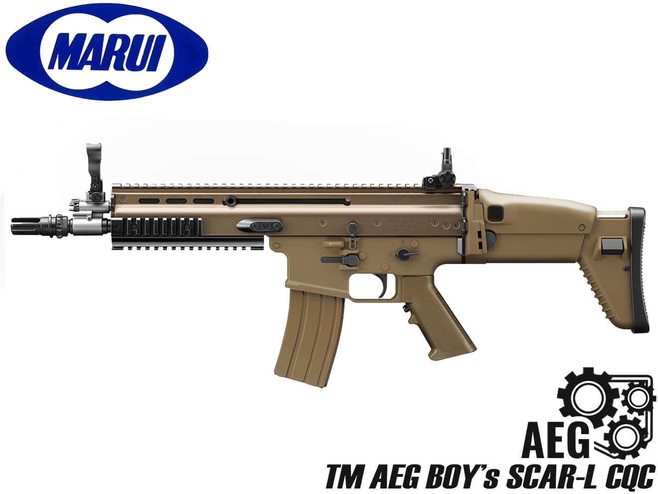 【人気のボーイズ電動ガン】東京マルイ 電動ガンBOYs スカーL CQC FDE★TOKYO MARUI エアガン トイガン