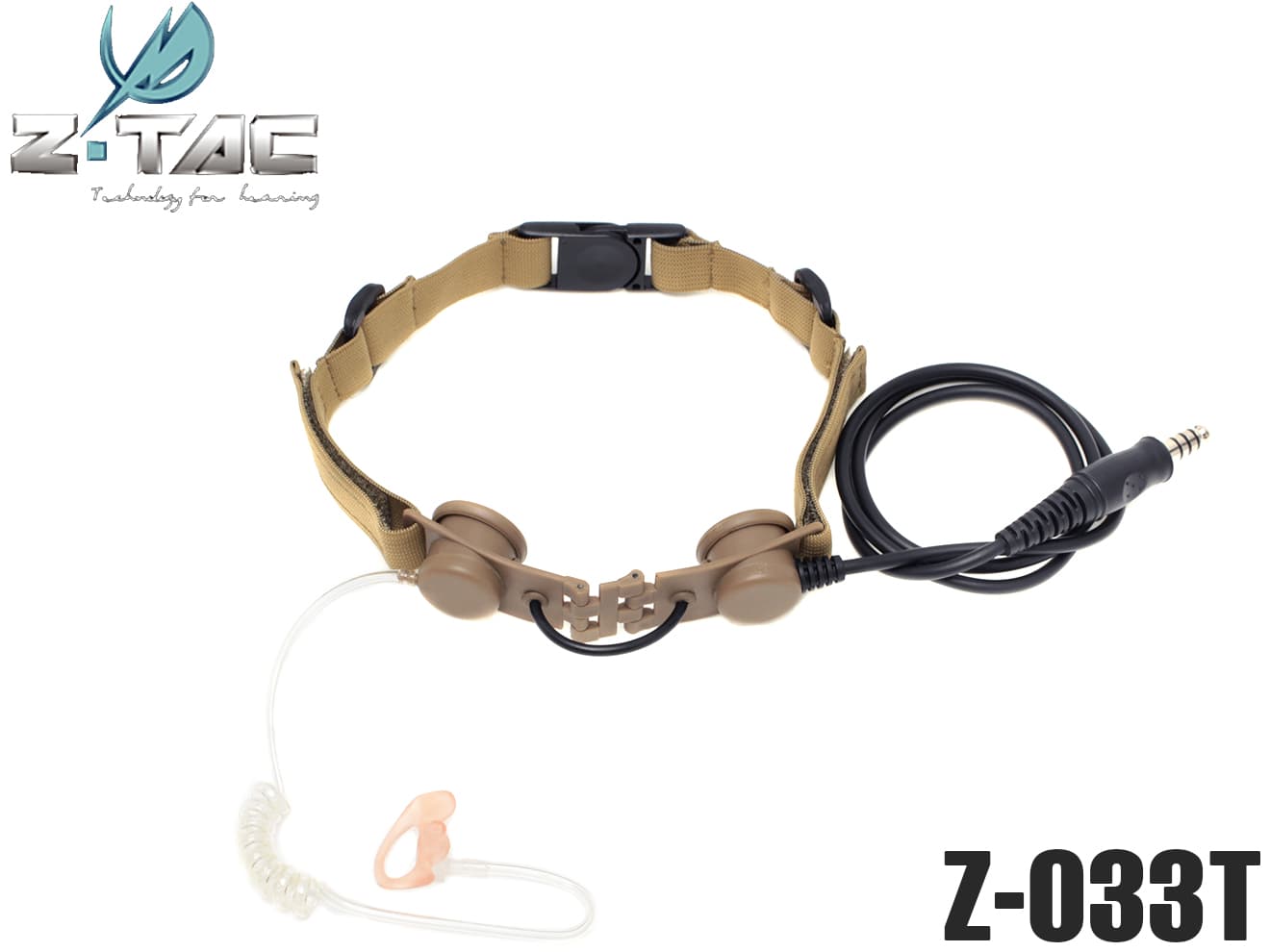 Z033-DE Z-TACTICAL Zタクティカル商品説明ITEM INFOZTACTICAL TACTICAL THROAT MIC本場SEALE隊員も愛用！タクティカルスロート(咽喉)ヘッドセットです。首に巻いて使用するヘッドセットなのでマスクやヘルメットなどに干渉しません。フルフェイスマスク使用時でも無線が使用可能になります！バンドに設置された二つのマイクが喉の振動を拾います！無線機からの受信音声は片耳イヤホンから聞くことが可能です。■ELEMENT社正規代理店につき安心です♪ミリタリーベースはELEMENT社の正規代理店です。ELEMENT・ZTACTICAL・AIM-O・nHelmet製品の正規品を各種ラインナップ！一部商品は正規代理店特約として1年保証付き！(製品により保証の規定が異なります。お気軽にお問い合わせください。)商品基本情報・スペックITEM SPEC●商品名 ： ZTACTICAL タクティカルスロートマイク TAN●商品番号 ： Z-033T●ブランド ： ZTACTICAL●カラー ： TAN注意事項ITEM NOTE∇商品固有の注意事項※ミリタリージャック対応ののPTTスイッチ(別離)と組み合わせ無線機と接続して下さい。∇ご購入時の留意事項商品はすべて点検してからのお届けになります。商品によってはパッケージの開封等を行う場合もございますことをご了承ください。※商品には万全を記しておりますが、万一不備な点がございましたら、お手数ですがお問い合わせフォームにてご連絡頂ますようお願い致します。なお、海外製品につきましては、輸入時についた若干の傷、痛み等が見られる場合がございます。 国内製品のような完全品をお求めの方はご遠慮下さい。※商品が適合外であった場合、またはお客様都合による交換・返品・返金は出来ません。よくお確かめの上、ご購入下さい。※モニター環境により、実際の商品の色と若干異なる場合がございますのでご了承下さい。※他サイトでも同時販売の為売り切れの際はご了承下さい。※売り切れの際は早急にご連絡させて頂きます。（当社休業日を除く）関連商品RELATED ITEMZ-TACTICAL タクティカルスロートマイク BK[Z-033B]Z-TACTICAL タクティカルスロートマイク GRAY[Z-033G]Z-TACTICAL Pt PTTスイッチ(Z 112)[Z-112I]Z-TACTICAL NEXUS U94タイプ PTTスイッチ(Z 113)[Z-113I]Z-TACTICAL TCI TACTICALタイプ PTTスイッチ(Z 114)[Z-114I]【検索キーワード】：Z033-DE ZTACTICAL タクティカル I-COM ケンウッド KENWOOD モトローラ PRR PTT 無線機 トランシーバー Z 033 ミリタリー サバゲー サバイバルゲーム