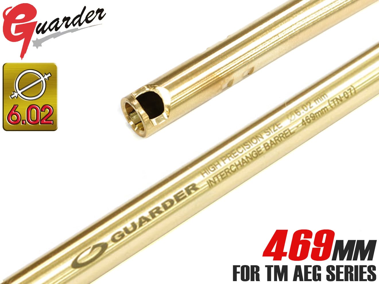 TN-07■【高い命中精度を実現 】GUARDER(ガーダー) 精密インナーバレル マルイ G3SG1/G3A3G3A4(469mm)TN-07