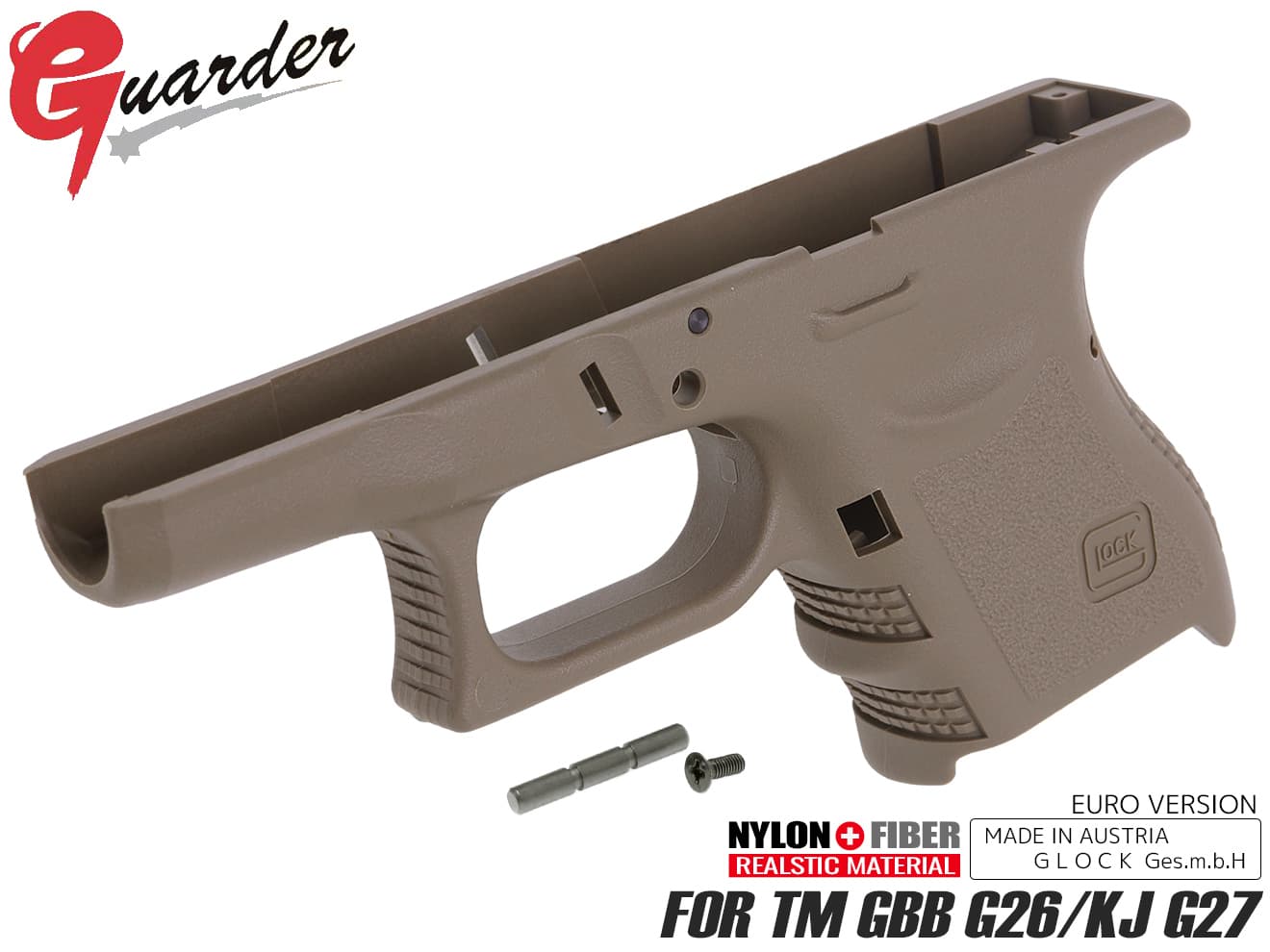 GLOCK-98(TAN) GLK-98(TAN) GUARDER  EURO VERSION ꥸʥե졼TAN ޥ륤G26/KJ G27