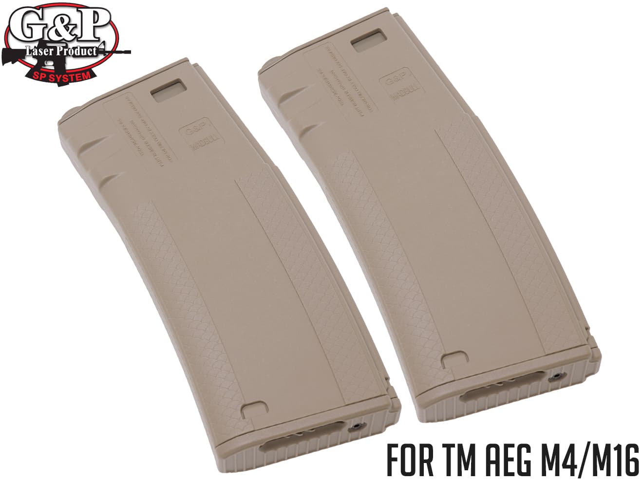 【SOCOM GEARとG&Pのコラボプロジェクト】G&P製 GP-MAG005DE TROYトロイ ハイキャパ340Rds BATTLE MAGAZINE FDE 2個セット★バトルマグのエアソフト版がついに登場！マルイM4シリーズ対応！！検)サバゲ ジーアンドピー