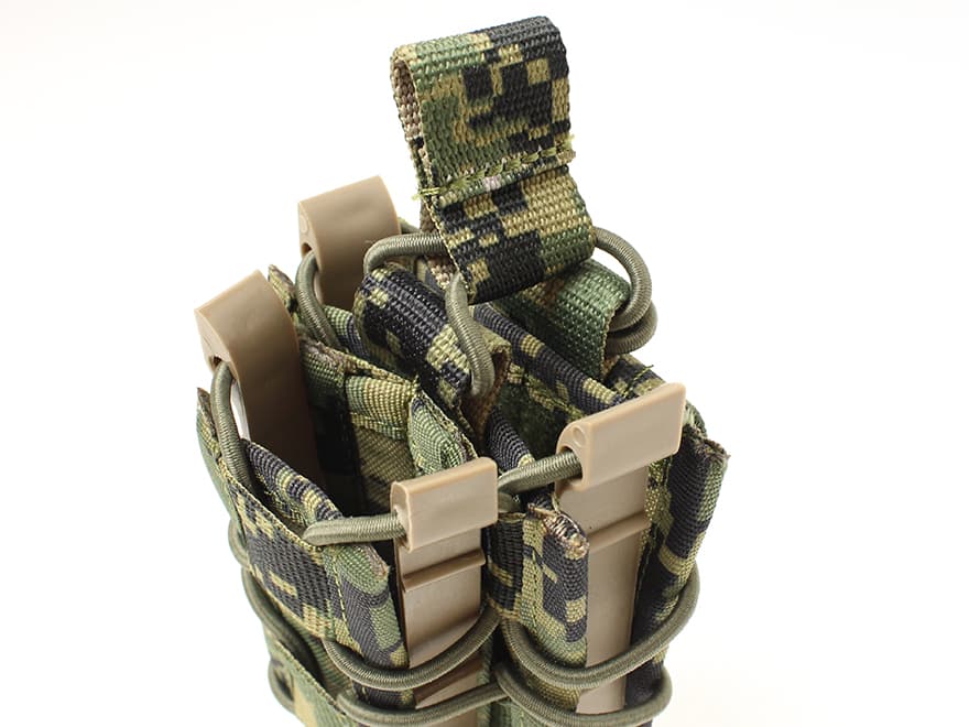 【リロード速度向上/スピード重視の方に】EMERSON GEAR ダブルデッカー マガジンポーチ/AOR2◆オープントップ仕様/ライフル＆ピストルマガジン収納 3