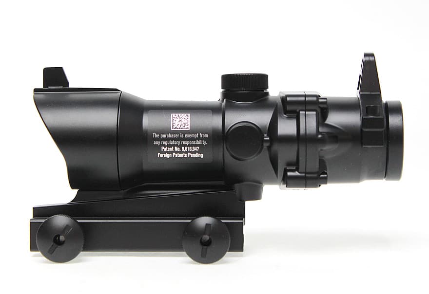 ミリタリーベースの【電動ガンBOYs専用】東京マルイ 18mmレイル用ズームスコープ ブラック◆安心の純正品｜アングル2