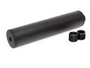 【14mm正/逆ネジアウターバレル両対応】MILITARY-BASE(ミリタリーベース)SLCスタイル OCTANE-1 9mm サイレンサー 38x180/B...