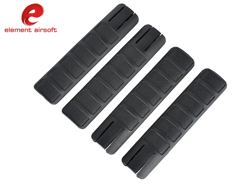 【正規代理店】 ELEMENT TDスタイル バトルレールグリップ 4Pcs BK◆人気タイプ 20mmレール保護に