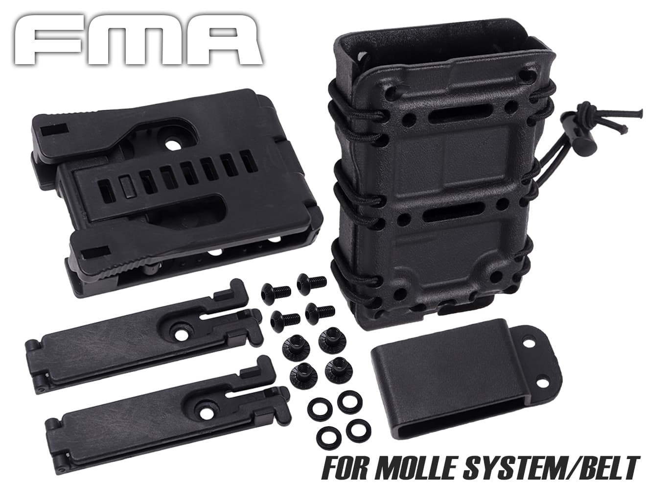 FMA GC スコーピオン 5.56 マガジンキャリー◆マグポーチ クイックマガジンチェンジ可能 M4 M16 M5A1 SR-15 SR-16 SYSTEM SOPMOD STANAG系 HK416D SCAR-L 89式