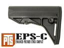 PTS エンハンスド ポリマーストック コンパクト EPS-C BK◆東京マルイ バッドストック 電動ガン AEG GBB MIL-SPEC ミルスペック システマ G G VFC WE Enhanced