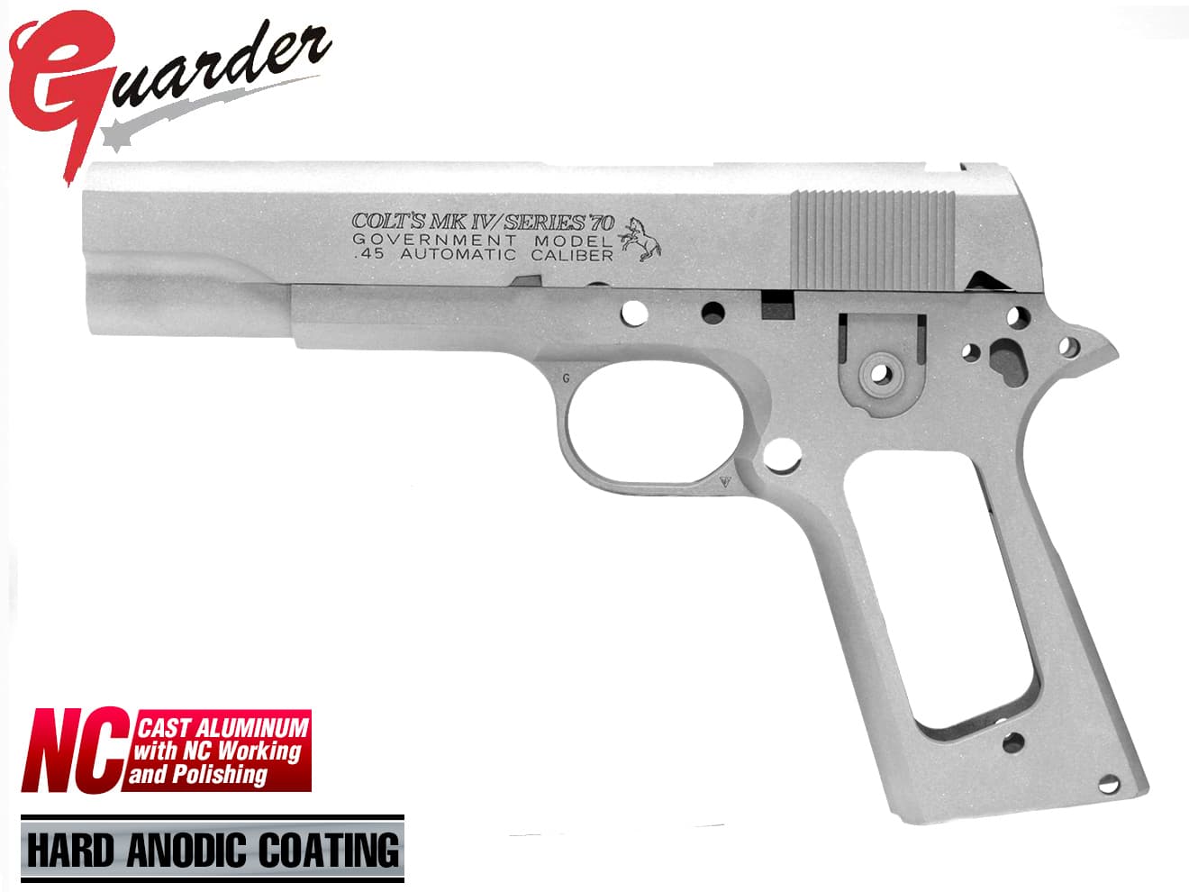 M1911-24 C SV GUARDER COLT 1911 シリーズ70 s アルミスライド＆フレーム SV コルトガバメントモデル刻印 1970〜1983年代 民間コルト1911を再現! マルイ 1911