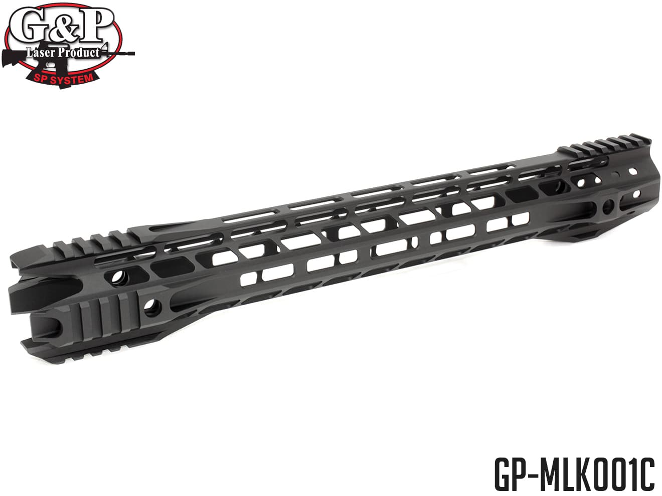 G P MOTS 16.2インチ ファントム M-LOK RAS◆東京マルイ/KSC M4/M16シリーズ 対応 軽量ハンドガード 20mmレール モッツ2 エムロック