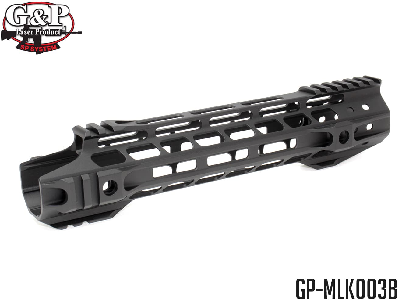 G P MOTS 10.75インチ アッパーカット M-LOK RAS◆KSC M4(GBB/ERG) 対応 マルイ製にも ハンドガード 軽量化 エムロック対応 20mmレール