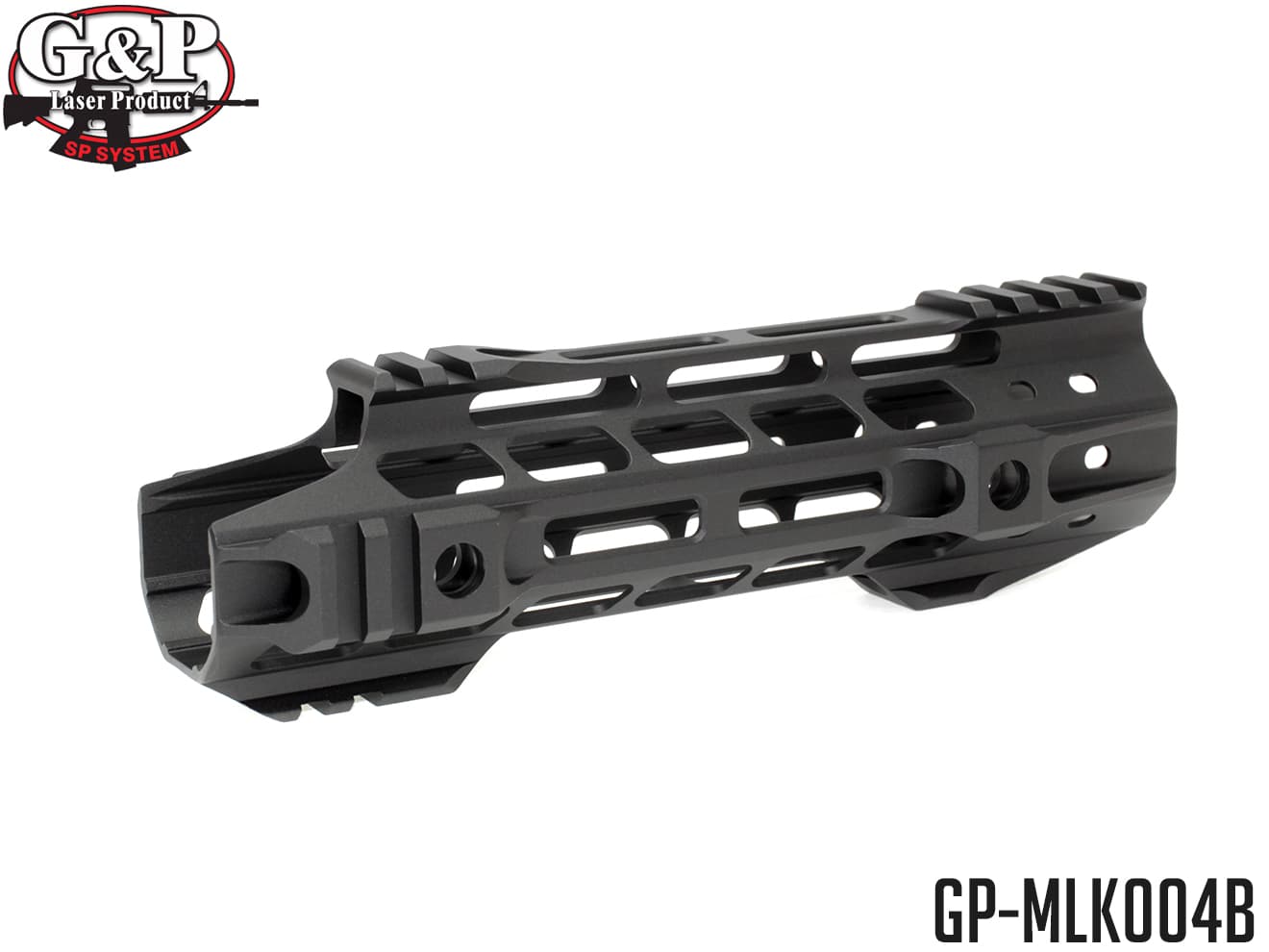 G P MOTS 8インチ アッパーカット M-LOK RAS◆エムロック ハンドガード 20mmレイル マルイ 電動ガン STD 次世代 M4対応 ラス軽量化