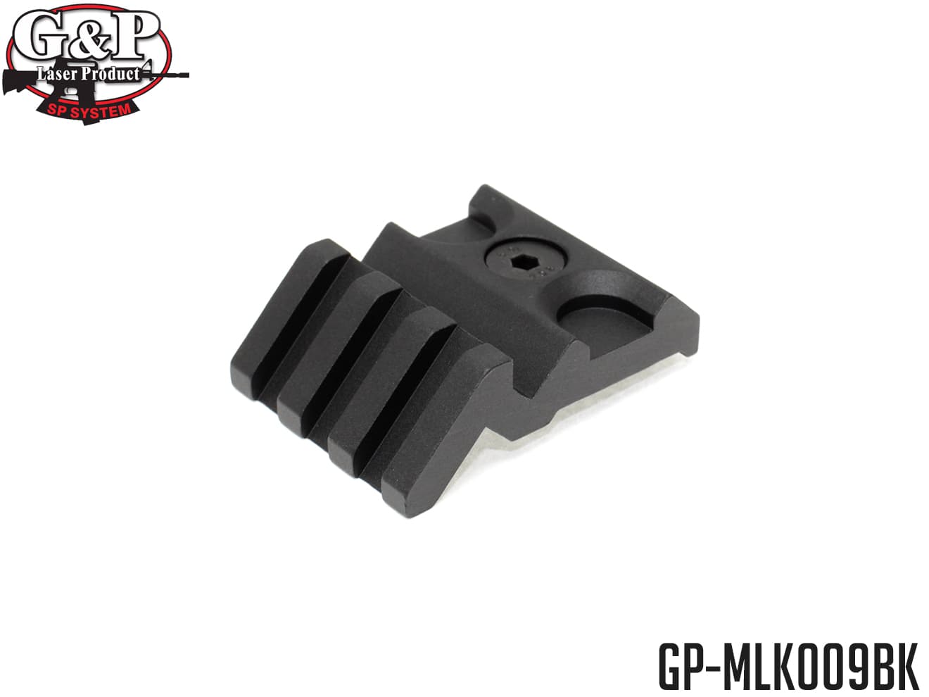 G&P M-LOK 1O'Clock 20mmレールマウント◆30°オフセットマウント エムロックハンドガードに対応 20mmレイル対応アクセサリーに アルミCNC