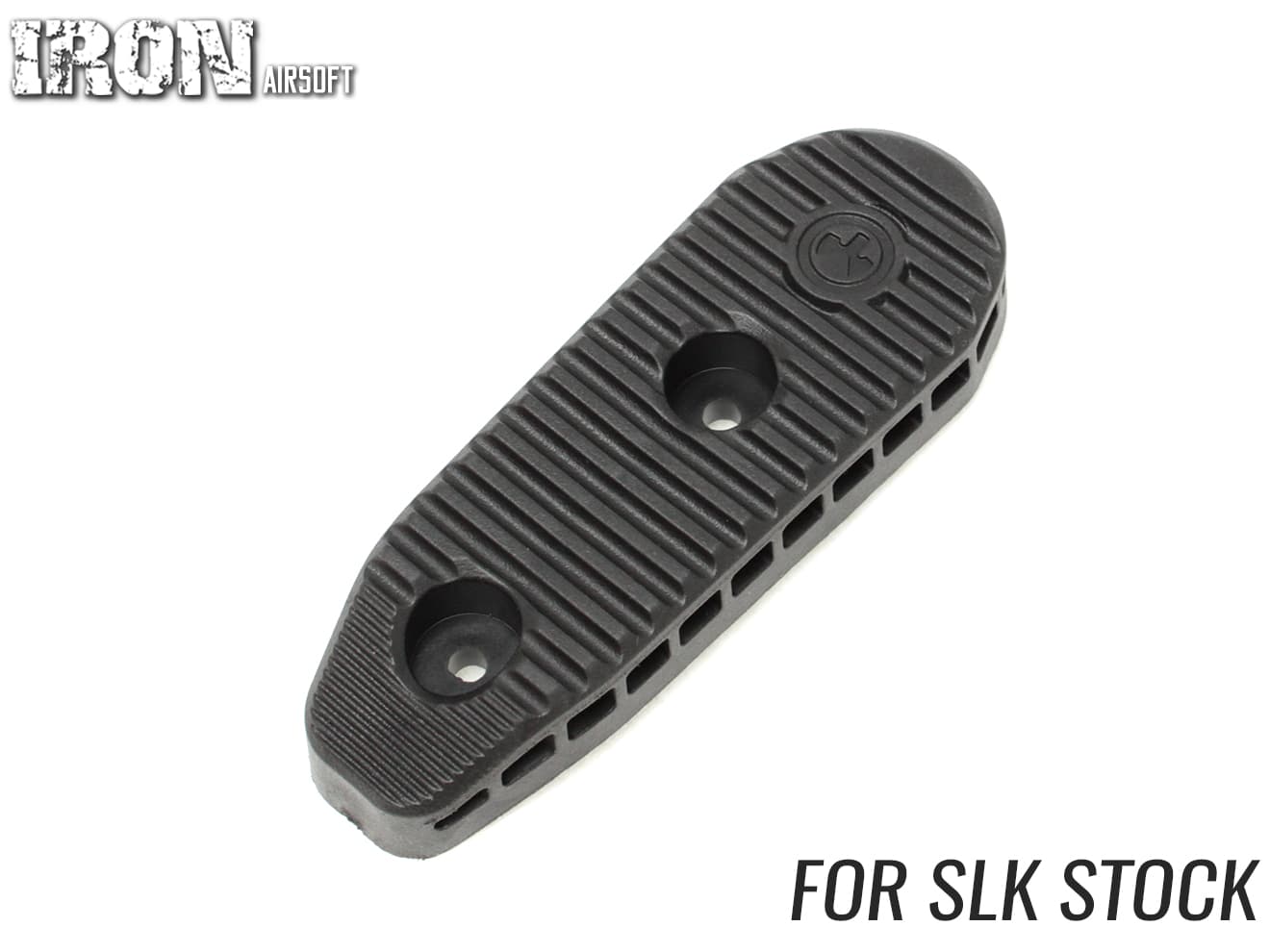 IRON AIRSOFT SLK エンハンスドラバーパッド◆BK SLK BAT バットストック対応 ストック用延長ラバーパッド 約6mm延長 クッション性向上