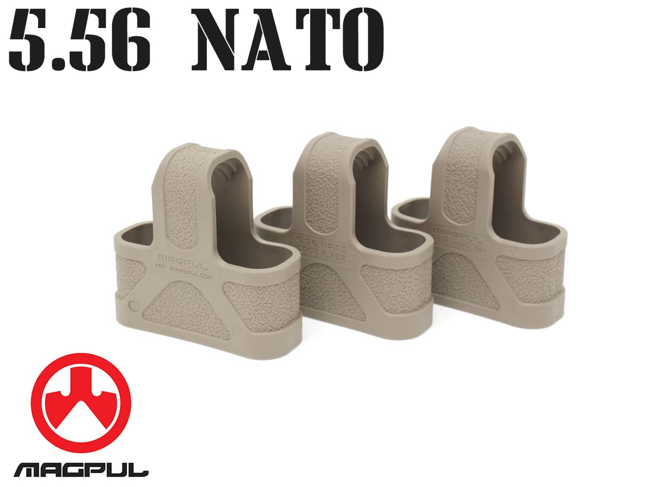 【正規品】MAGPUL 5.56 NATO マガジンループ 3Pack FDE◆3個入/マガジンホルダー/実物/マグプル/STANAG /M4/M16/電動ガン/MA007450813