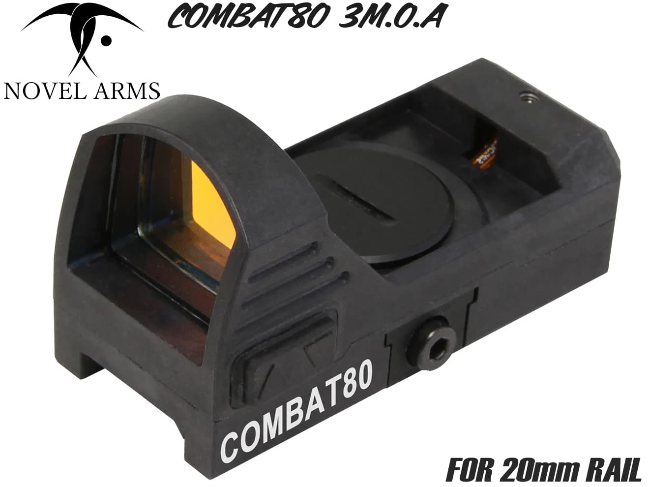 【送料無料】NOVEL ARMS 小型ドットサイト COMBAT 80 3 M.O.A.◆ノーベルアームズ/ダットサイト/プラスチックサイト/照準器/20mmレイル