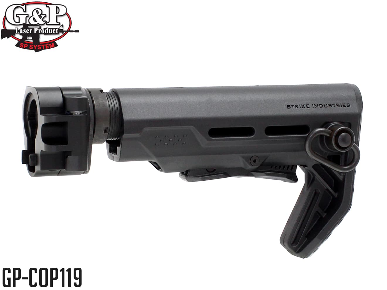 G&P バッテリーキャリー フォールディング ストック Viper CQB M4◆STD AEG M4 折りたたみ式 後部配線 STRIKE INDUSTRIES 正規品 バイパー