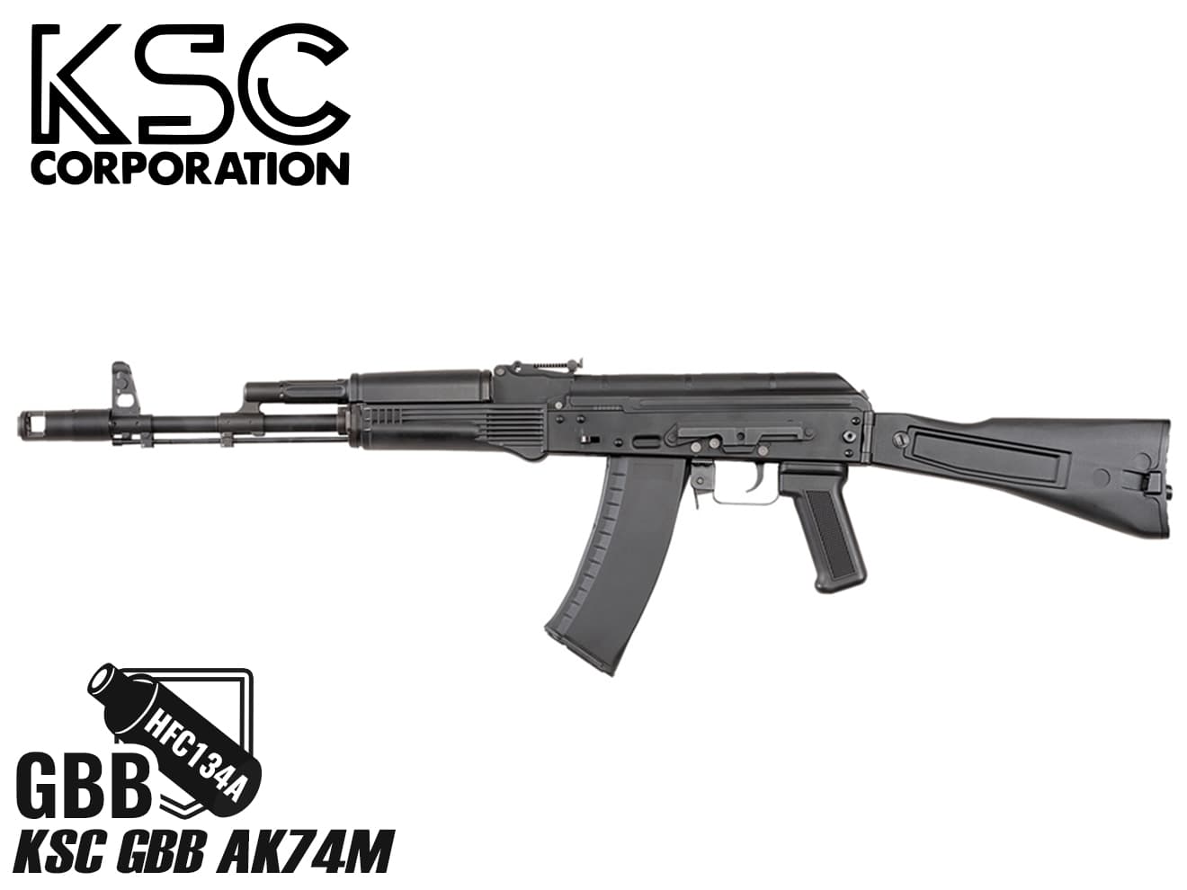 KSC ガズブローバックライフル AK74M◆ガスブロ/GBB/18歳以上対象/システム7TWO/リコイルショック