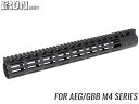 IRON AIRSOFT NSRタイプ M-LOK 15インチ RAS◆先進RAS レール ハンドガード マルイ/KSC 電動 ガス M4シリーズに ノベスキー ノベスケ