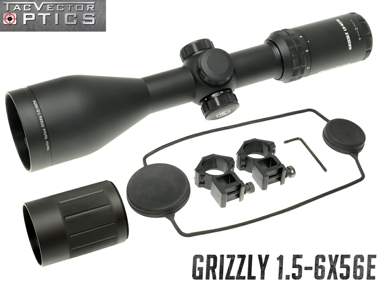 【楽天市場】VECTOR OPTICS Paragon 1.2-6x24 CQB イルミネーションスコープ パラゴン ...