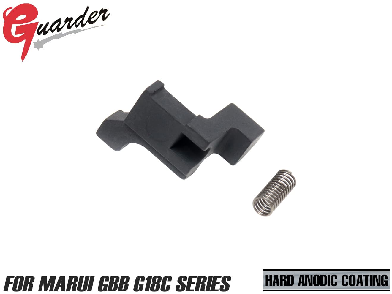 GLK-132■GUARDER アルミ セレクターシアー マルイ GBB G18C◆スライド重量軽減に ノーマル形状 シューティング タクトレ METカップ等 GLOCK-132