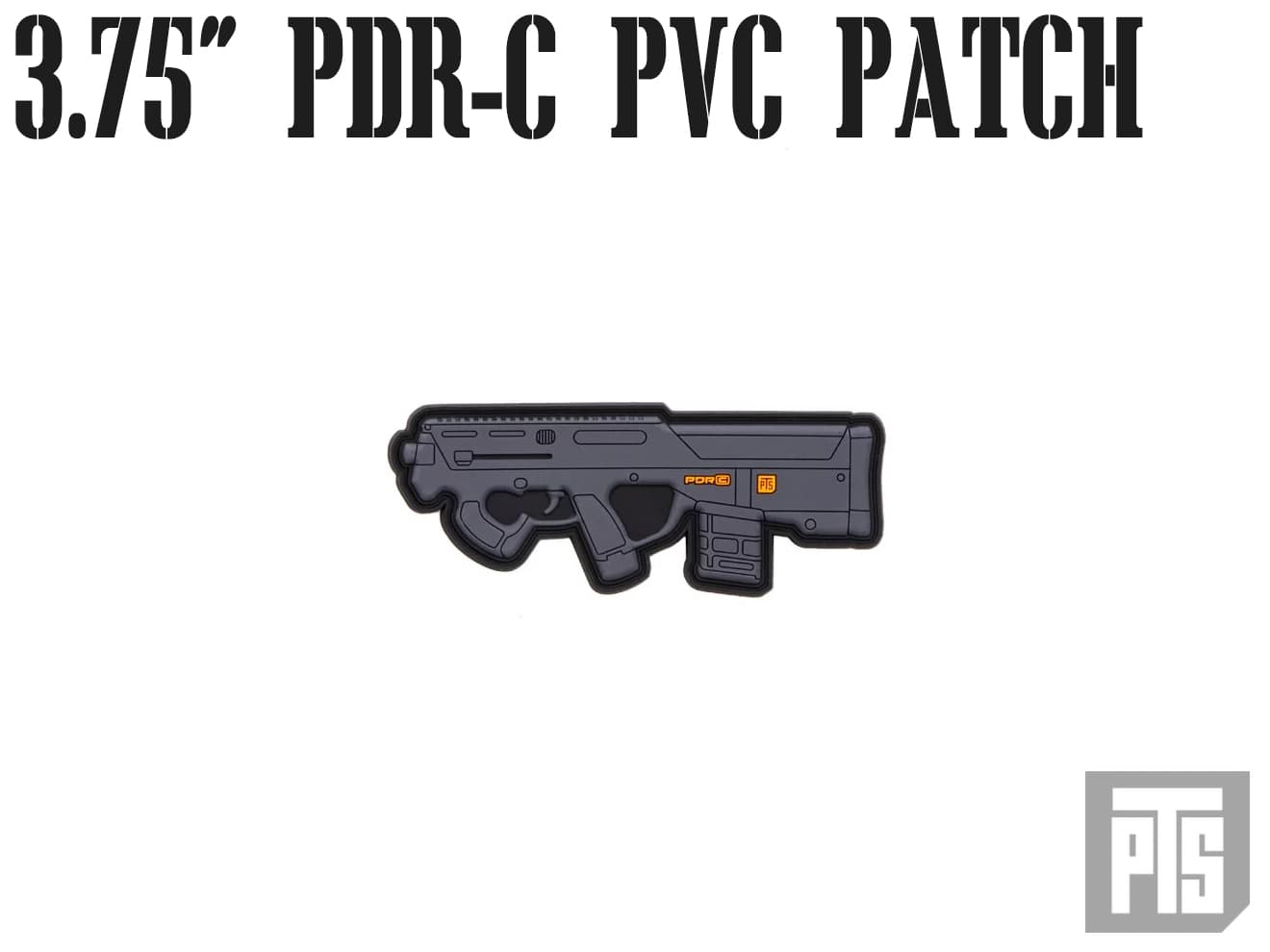 【正規品】PTS 3.75インチ PDR-C PVC パッチ ◆PTS公式グッズ PTS PDR-Cを再現！使用しているガンと合わせてコーディネートでおしゃれ度..