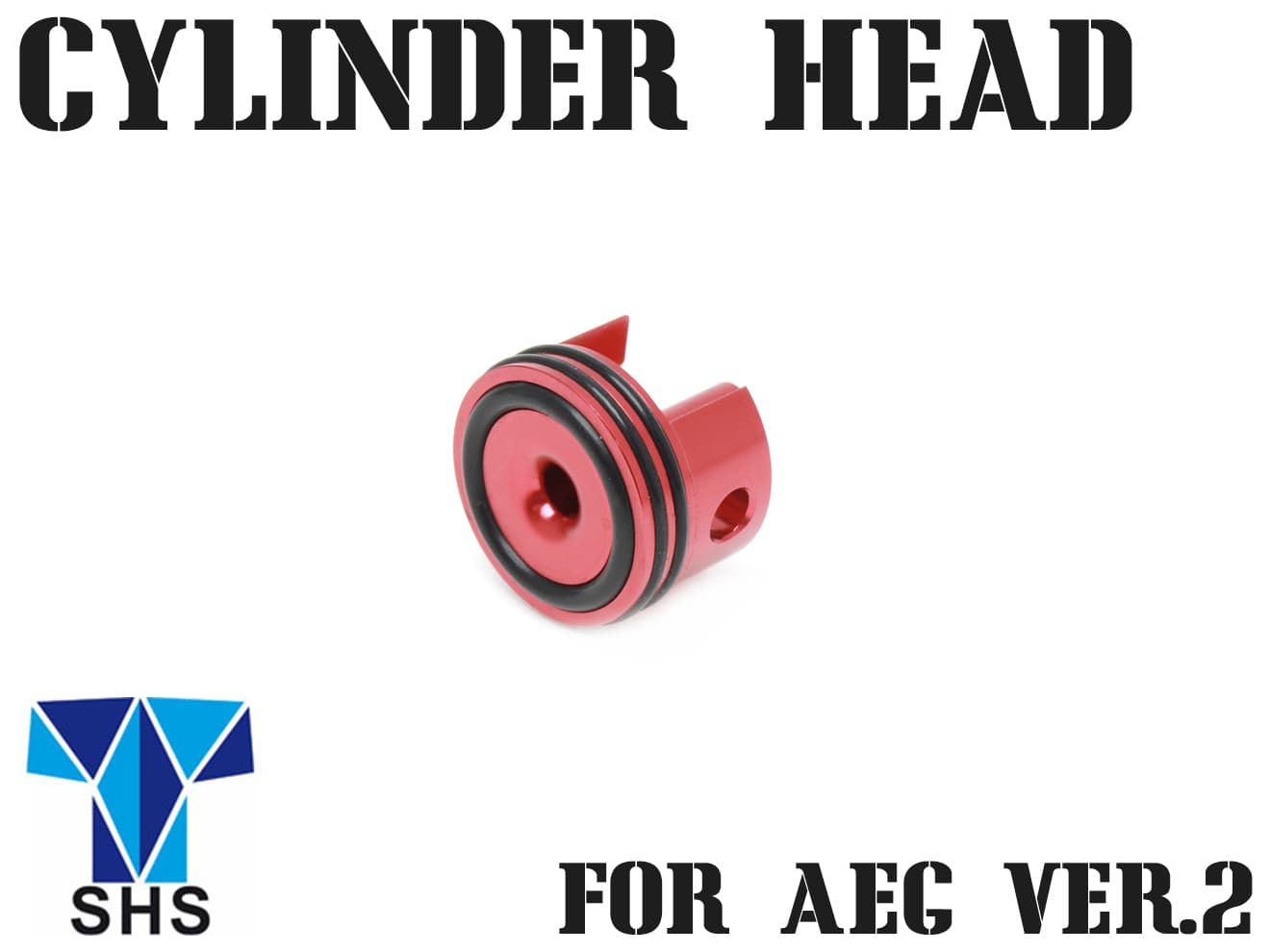 SHS 一体型アルミシリンダーヘッド テーパーS Ver.2メカボックス用◆シリンダーヘッド/M4/アルミヘッド/スタンダード電動ガン