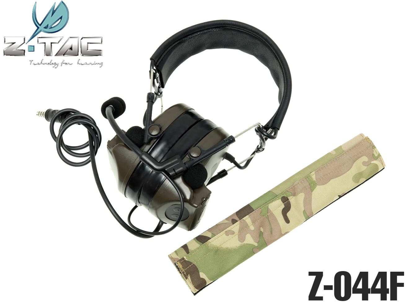 【正規代理店】Z-TACTICAL CMTC II HQ タクティカルヘッドセット FG◆フォリッジグリーン CMTC2 上級モデル ノイズカット サバゲ 通信アイテム