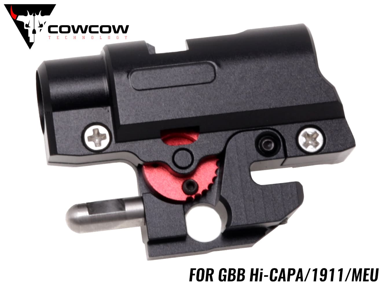 COWCOW TECHNOLOGY 3L A7075 ホップアップチャンバー Hi-CAPA/1911◆マルイ GBB ハイキャパ/ガバ用 高精度 ロック機構付きで抜群の命中精度