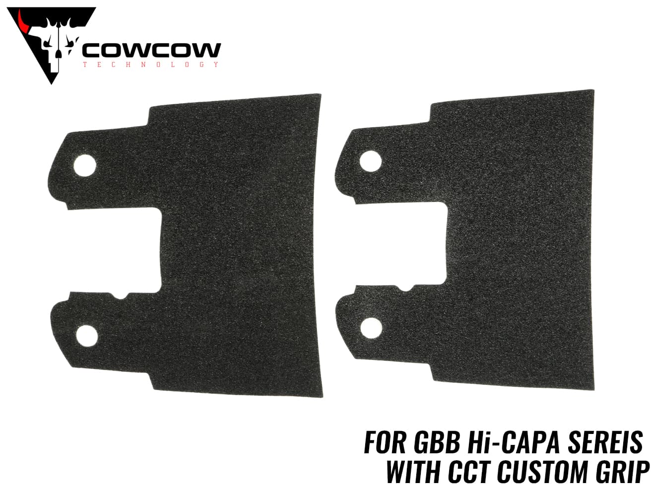 COWCOW TECHNOLOGY カスタムグリップテープ Hi-CAPA◆同社製グリップに簡単貼り付け 驚異的なグリップ感 シューティングマッチに