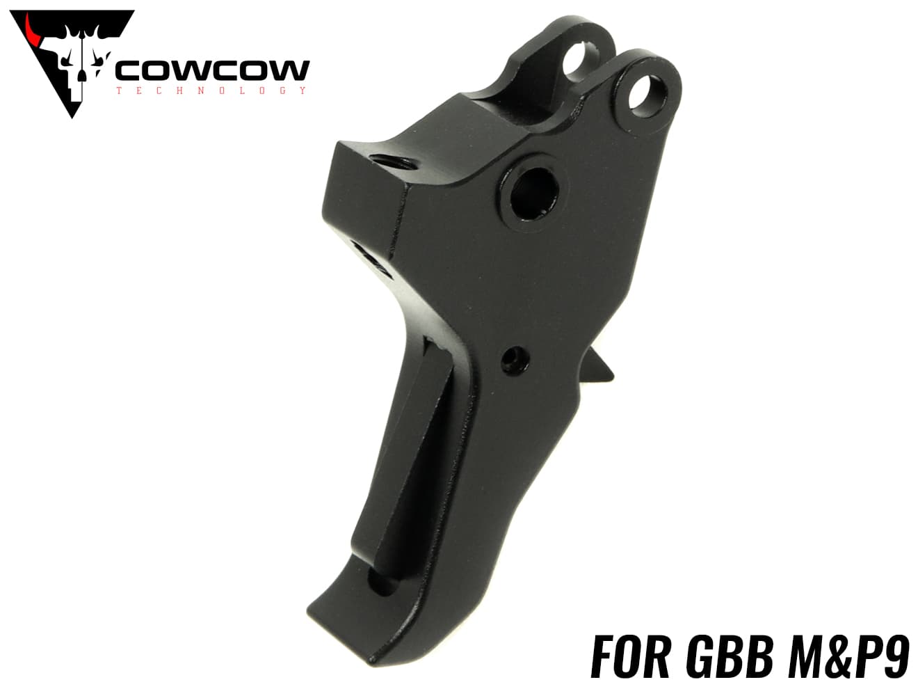 COWCOW TECHNOLOGY A6061 CNCタクティカルトリガー M&P9◆マルイ用 トリガーフィールを大幅改善 高まるソリッド感 アルミCNC製 調整式