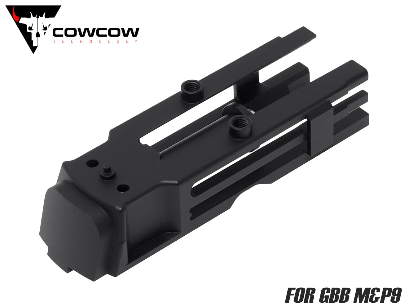 COWCOW TECHNOLOGY A6061 ウルトラライトブリーチ M&P9L◆東京マルイ用 超軽量アルミCNC 純正比62%軽量化 作動性燃費大幅改善