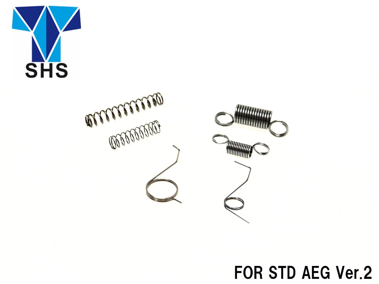 SHS メカボックス用スプリングセット Ver.2◆内部パーツ/スタンダード電動ガン/東京マルイ/M4/M16/バージョン2/メンテナンス