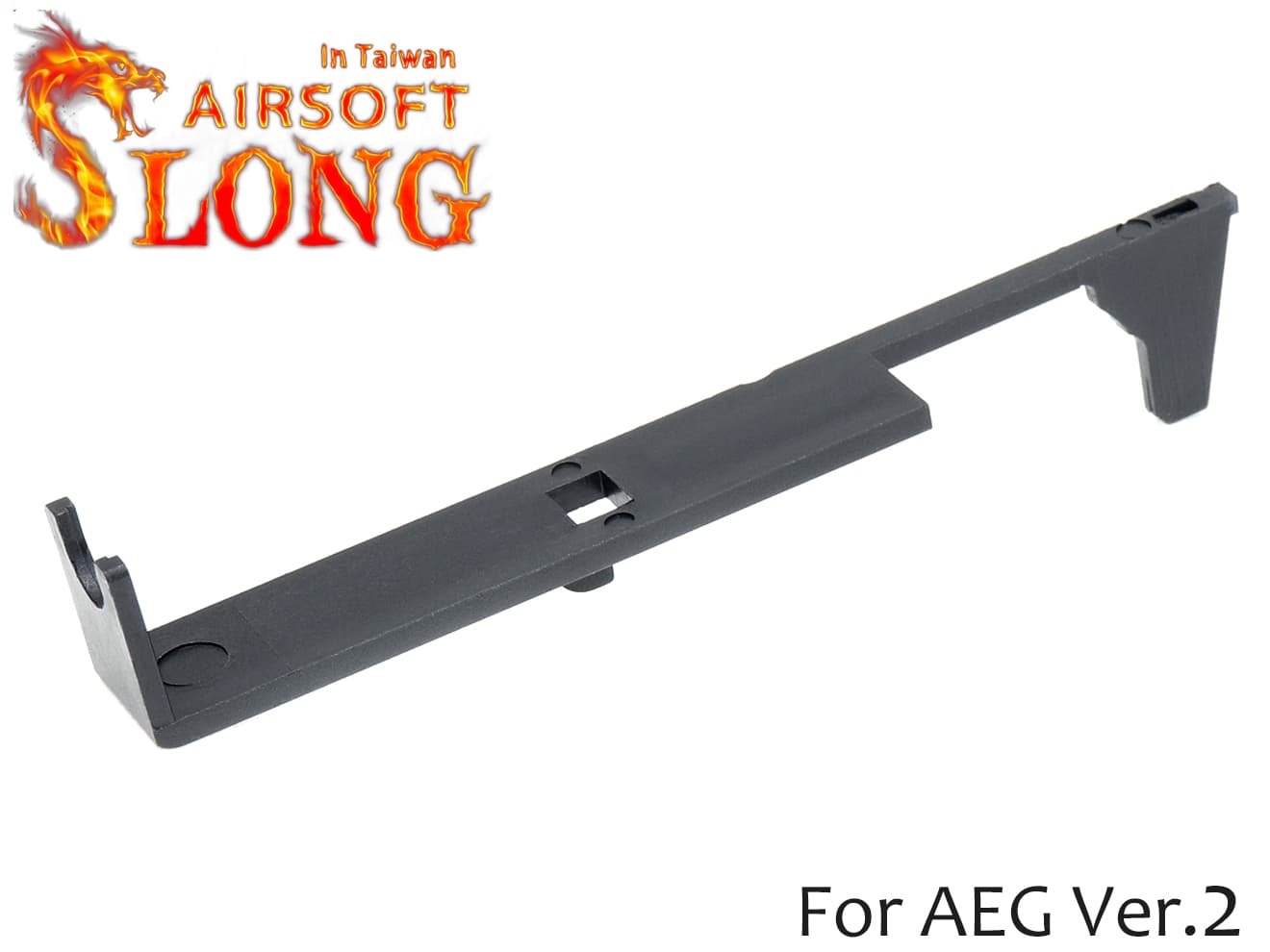 SLONG AIRSOFT ポリマータペットプレート V2◆各社電動ガン M4/M16/MP5/G3 などに バージョン2メカボックス 靭性ポリマー 強化 耐久性UP