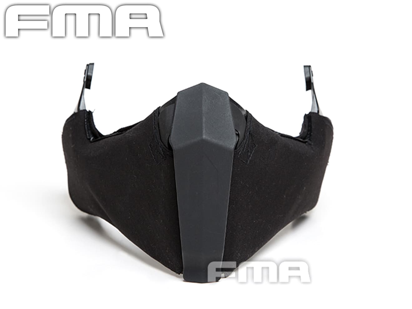 FMA OPSタイプ Gunsight Mandible プロテクター For ハイカットヘルメット◆FASTシリーズ ARCレールにはめるだけ フェイスガード 防具 BK