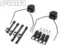 FMA FARA OTH マルチヘッドセットマウント◆BK ARCレール対応 MSA Sordinタイプ CMTCヘッドセット アタッチメント 角度調整可 位置調整可