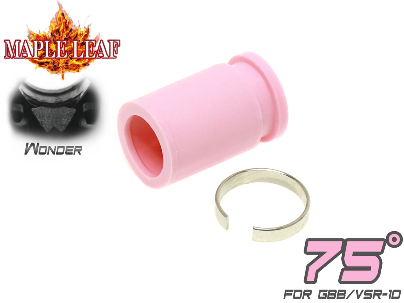 Maple Leaf MACARON WONDER ホップアップパッキン 75° for GBB/VSR-10◆TM WE KJ VFC等各社ガスガン対応..