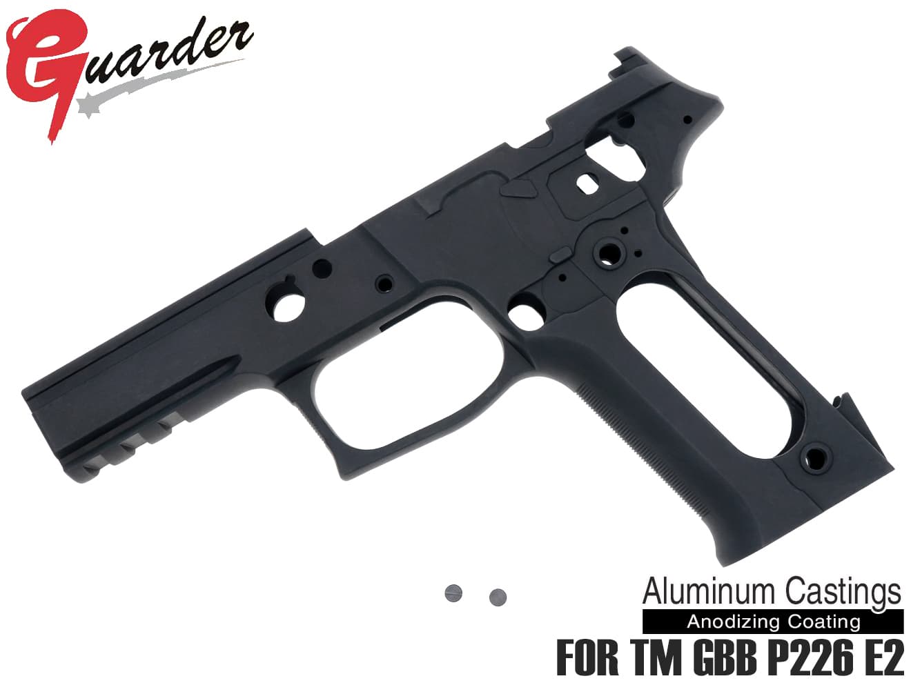 【楽天市場】P226-62(BK) GUARDER P226 RAIL フレームKIT Late