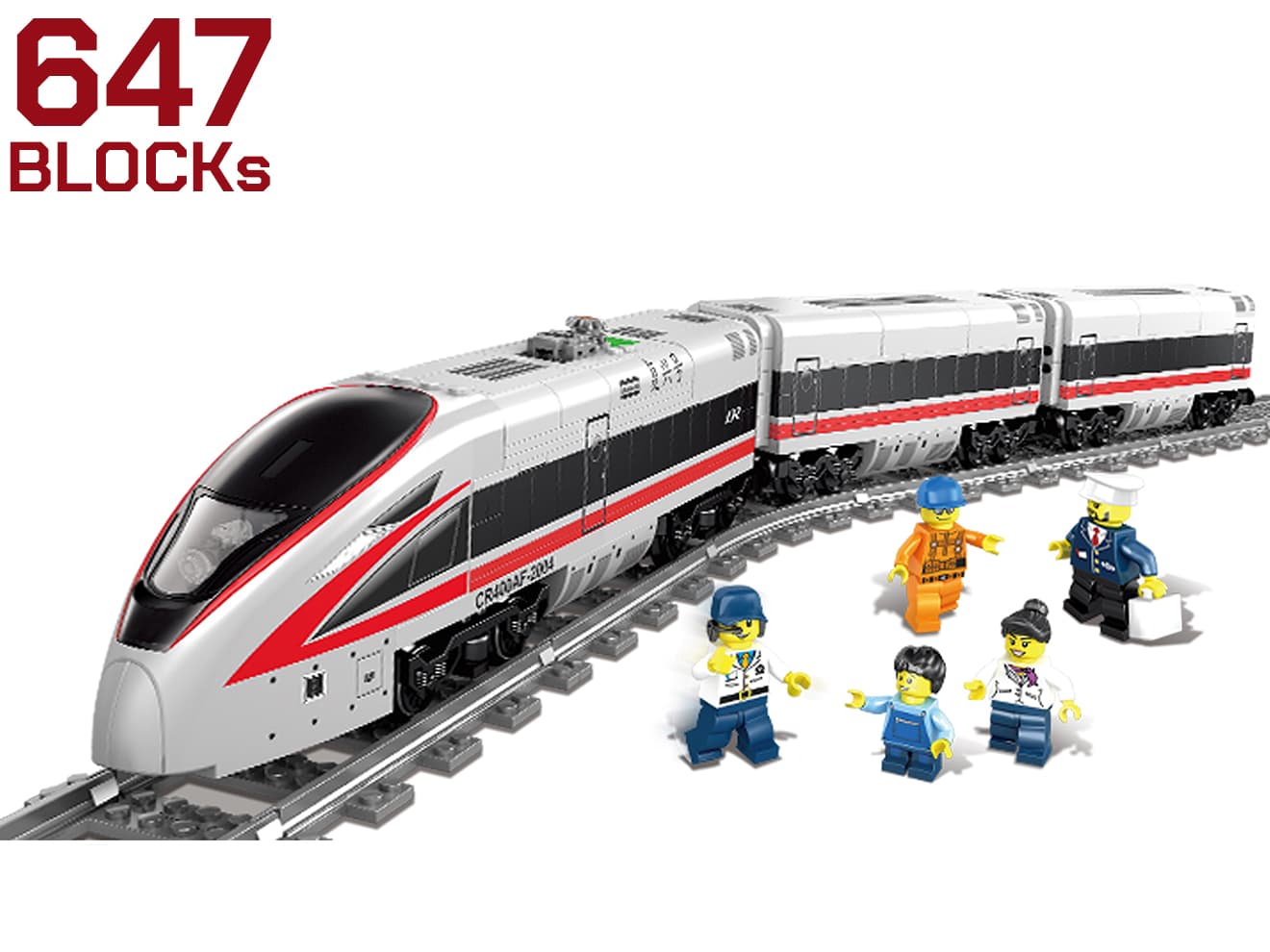 CRH CF400AF 復興号 大陸新幹線 647Blocks 