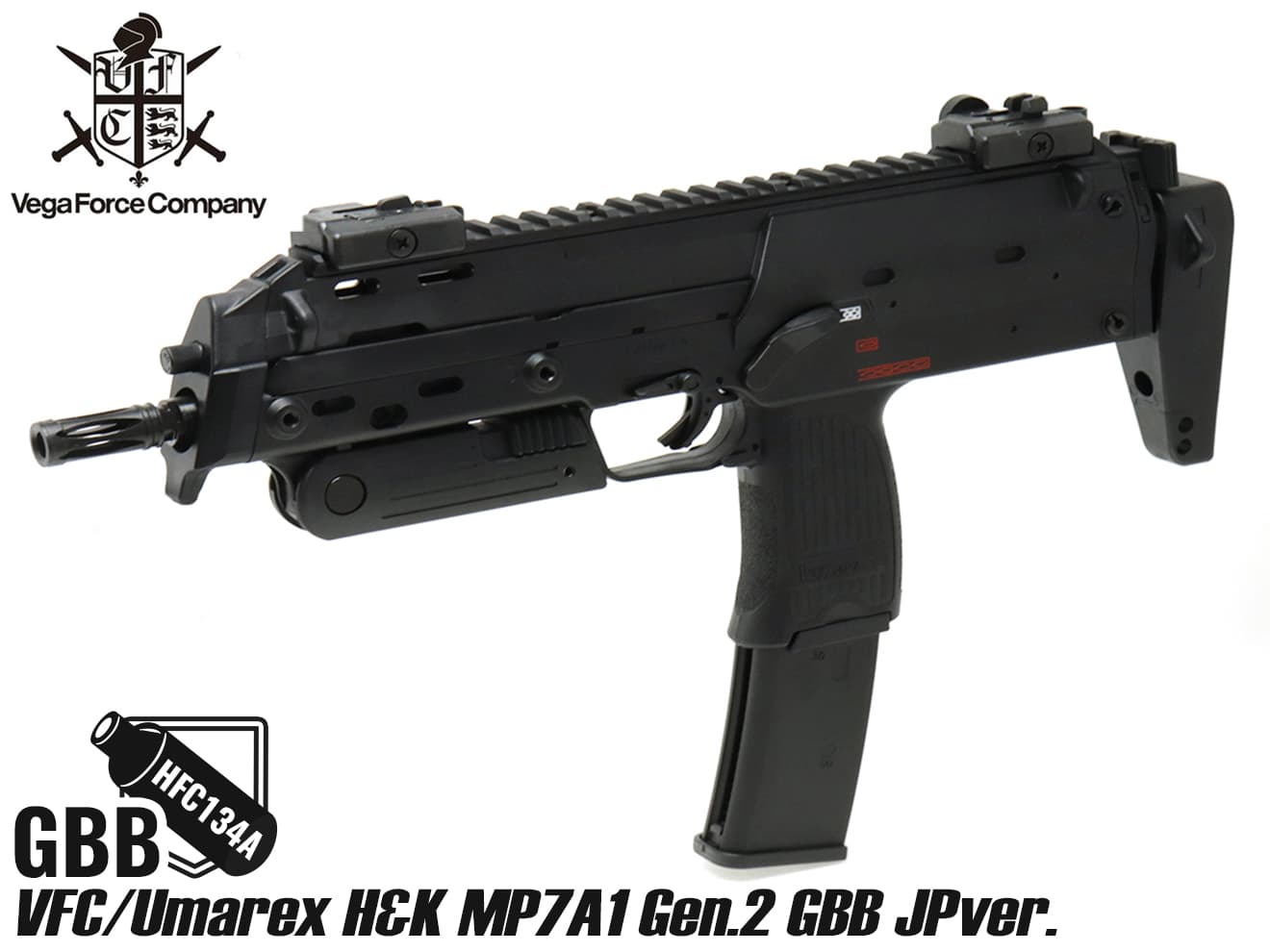 VFC/Umarex H K MP7A1 Gen.2 ガスブローバック JPver/HK Licensed◆送料無料/サブマシンガン/SMG/GBB/ガスブロ