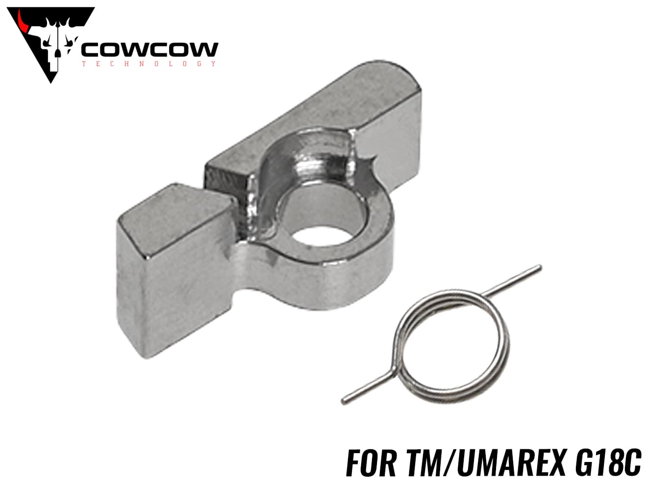 COWCOW TECHNOLOGY ステンレスCNC MAF フルオートシアーセット TM/UMAREX G18C◆マルイ/ウマレックス GBB グロック G18C対応 高精度