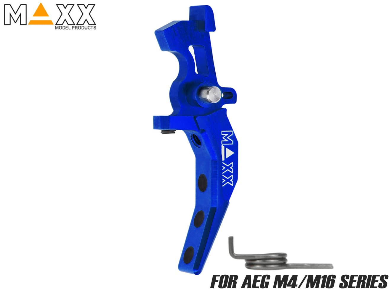 MAXX アルミCNC アドバンスド スピードトリガー type C for AEG M4 ブルー各社スタンダード系 電動ガン M4/M16対応 GATE TITAN Ver2