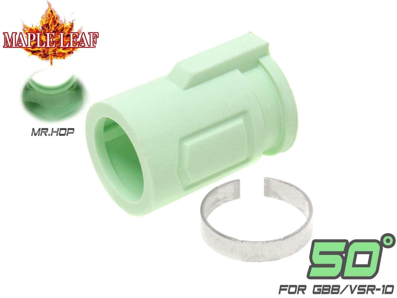 Maple Leaf GBB チャンバーパッキン MR.HOP 50°◆各社GBBガン(マルイ/WE/KJ/VFC) / VSR-10対応 硬度50°超長掛 0.28g以上の重量弾にのサムネイル