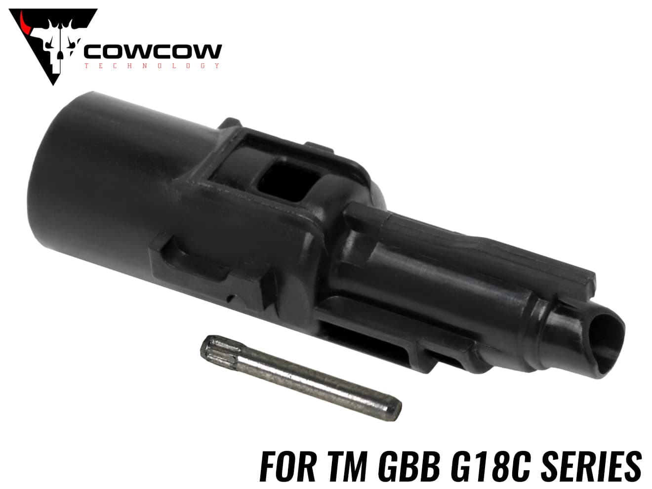 COWCOW TECHNOLOGY 強化ローディングノズル TM G18C◆東京マルイ ガスブロ—バック ピンロック方式 リコイルパワー向上 特殊ポリマー樹脂 耐衝撃性がアップ