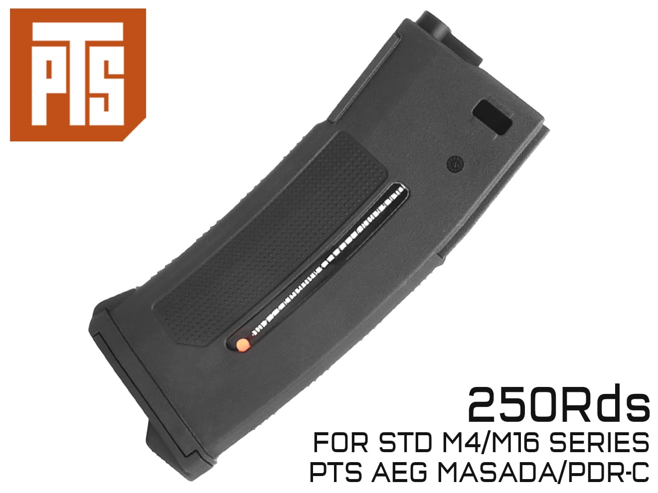 【正規品】PTS EPM1 250Rds Enhanced ポリマー マガジン 1◆ 各社スタンダード電動ガン マルイ M4/M16 AEG MASADA/PDR-C VFC HK416 マグレベルインジケーター