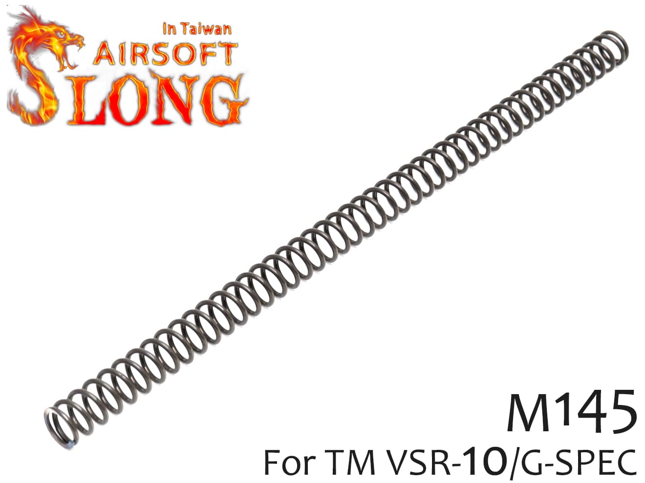 SLONG AIRSOFT M145 等ピッチ 強化スプリング VSR-10◆東京マルイ VSR-10/G-SPEC対応 超ハイレートスプリング 長距離 命中精度向上 ハイチューンカスタムに