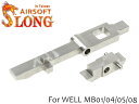 SLONG AIRSOFT ステンレスCNC 強化シアーセット WELL MB01(L96)◆WELL MB01(L96)/MB04/MB05/MB08シリーズ対応 摩耗対策 強度アップ 破損対策 リペア 代替にも