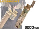 WoSporT フォールディング BBストレージバッグ 3000Rds◆マルチカム Multicam コンパクト 折り畳み式 大容量 約3000発収納可 BB弾収納バッグ MOLLEに取付可能