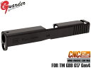 GLK-211(BK)■GUARDER G17 Gen4 9mm アルミCNC スライド for マルイ G17 Gen4◆GLOCK グロック ガーダー ガスブローバック ブラスト処理 マットな質感再現