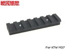 戦民思想 KTW M37用 スカウトマウント 金属インサート◆ショットガン/イサカ/タクティカル/20mmレイル/ピカティニーレイル/ドンファン